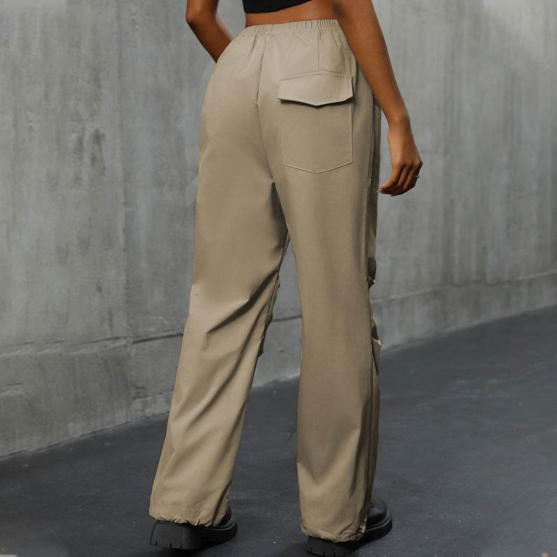 Fashion Women's Wear High Waist Straight Off Pants - MYLUXURY LANE ENTERPRISE