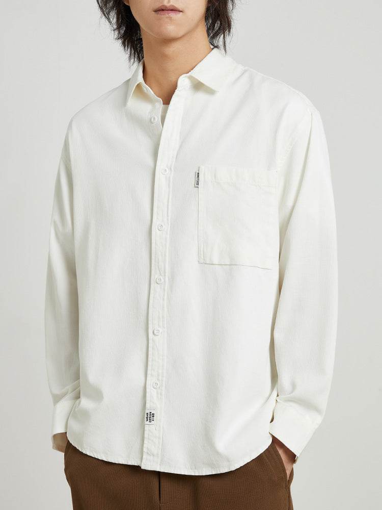 Lapel Men's Elegant Spring And Autumn Long-sleeved Casual Shirt Men - MYLUXURY LANE ENTERPRISE