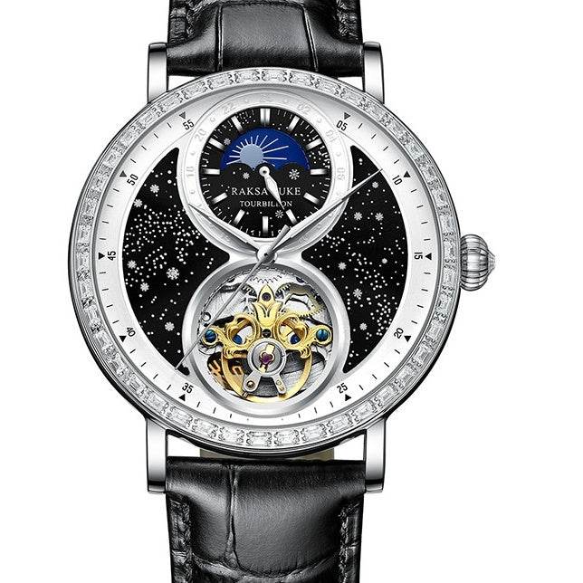Automatic Mechanical Watch Young Men's Business All-Match Sports Watch Waterproof - MYLUXURY LANE ENTERPRISE