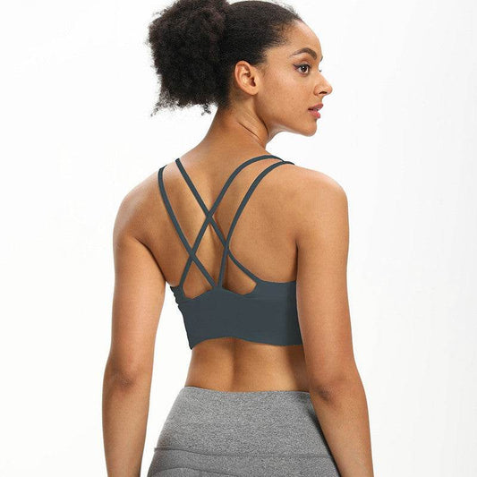 Cross beauty back yoga bra - MYLUXURY LANE ENTERPRISE