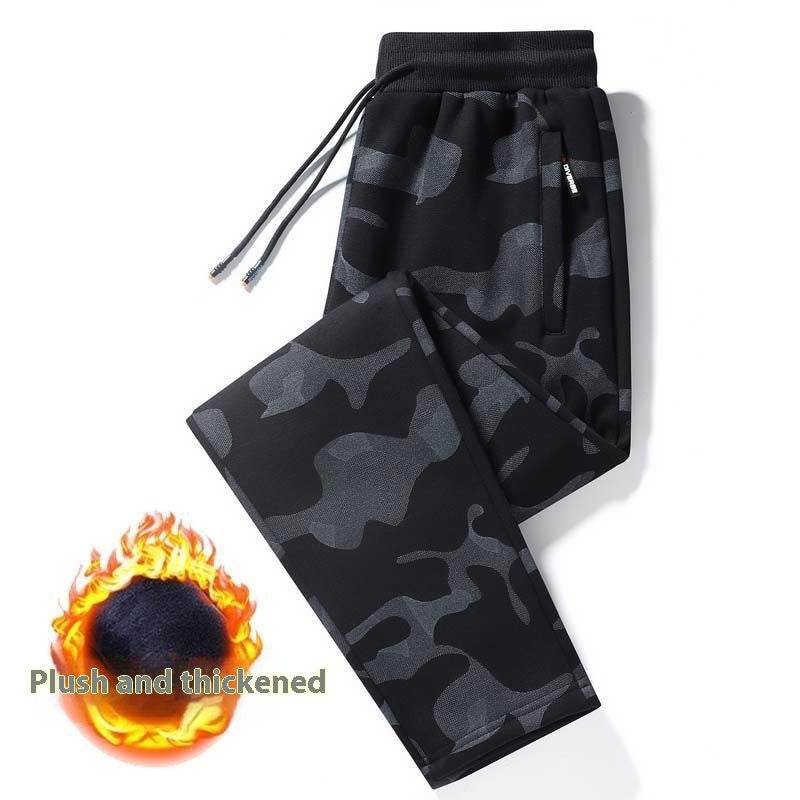 Men's Autumn Winter Cotton Men's Casual Pants Plus-sized Ankle Banded Pants - MYLUXURY LANE ENTERPRISE