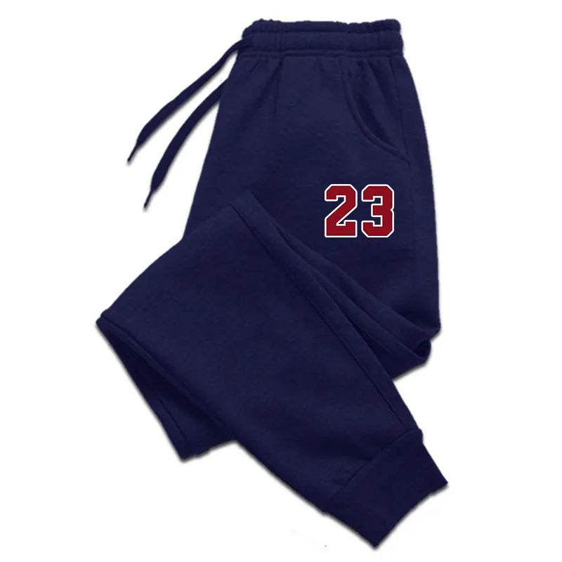 Men's Luxury Printed Sweatpants Warm Jogger Multi-pack Straight-leg Pants - MYLUXURY LANE ENTERPRISE