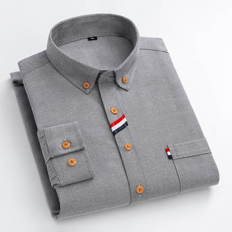 All-matching Casual Cotton Summer Business Oxford Woven Shirts - MYLUXURY LANE ENTERPRISE