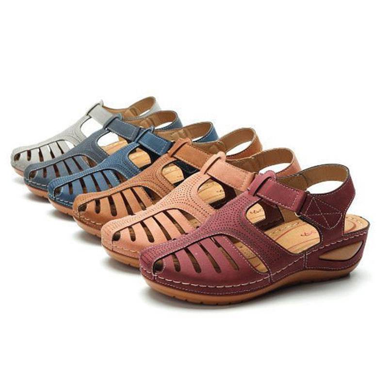 Wedges Sandals Summer Women's Round Toe Roman Shoes - MYLUXURY LANE ENTERPRISE