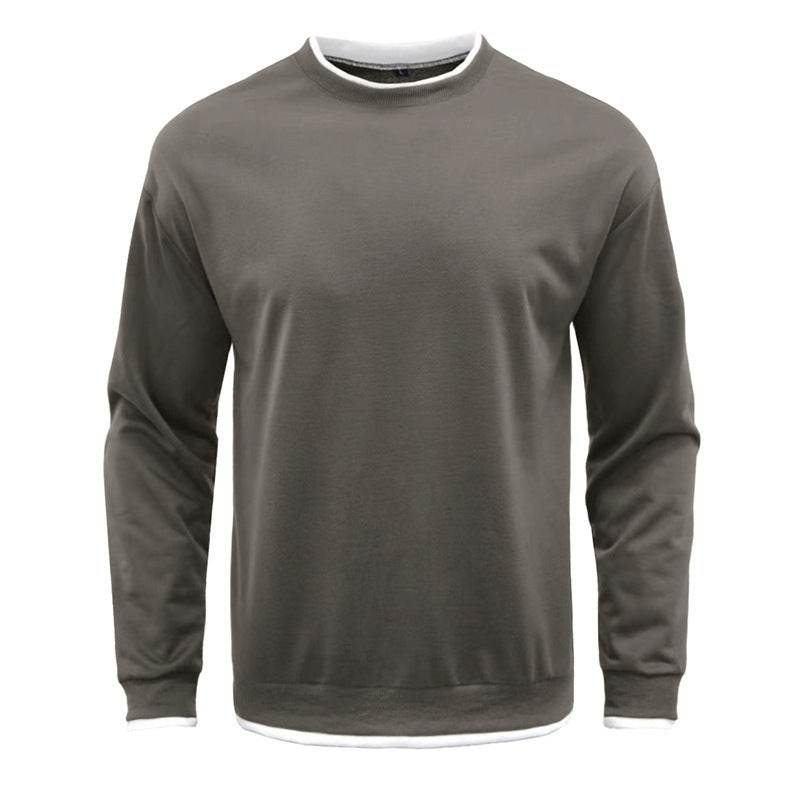 Solid Color European And American Men's Loose T-shirt - MYLUXURY LANE ENTERPRISE