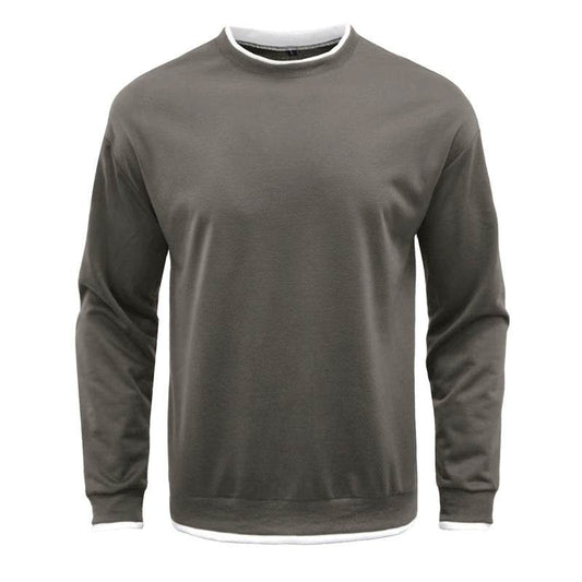 Solid Color European And American Men's Loose T-shirt - MYLUXURY LANE ENTERPRISE