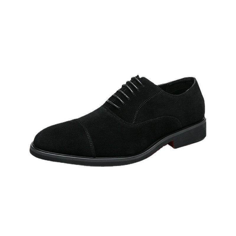 Frosted Business Casual Leather Shoes - MYLUXURY LANE ENTERPRISE