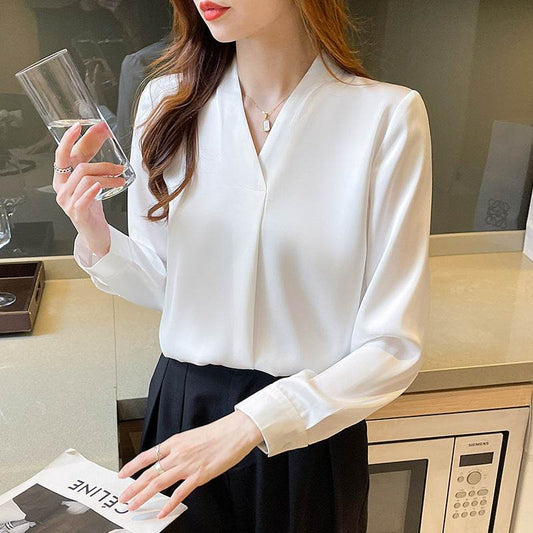 French Satin Top Women's Thin Design - MYLUXURY LANE ENTERPRISE