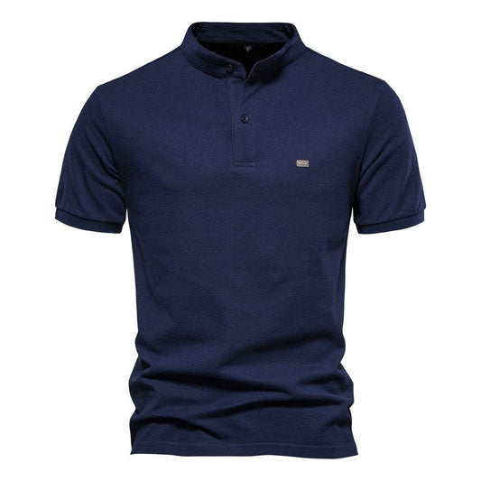 Men's Fashion Pure Cotton Stand Collar Sports Top - MYLUXURY LANE ENTERPRISE