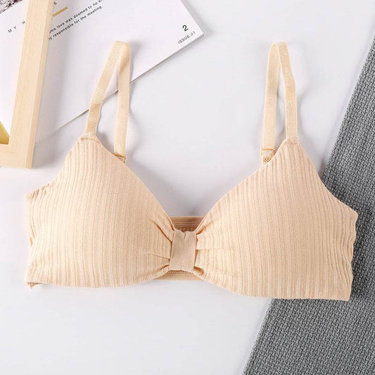Triangle Cup Bra With Chest Pad Tube Top All-Match Underwear Women - MYLUXURY LANE ENTERPRISE