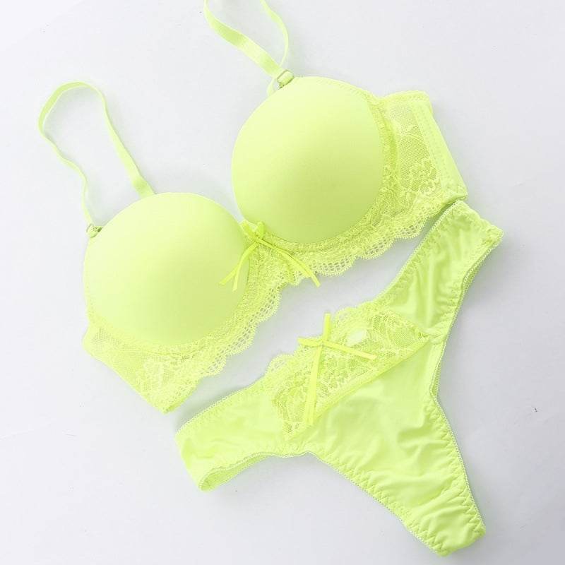 European And American Comfortable Push Up Bra Set - MYLUXURY LANE ENTERPRISE