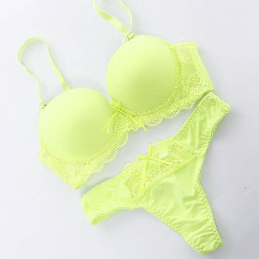 European And American Comfortable Push Up Bra Set - MYLUXURY LANE ENTERPRISE