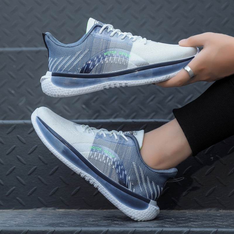 Thin Mesh Breathable Lace Up Thick Bottom Men's Sneaker - MYLUXURY LANE ENTERPRISE