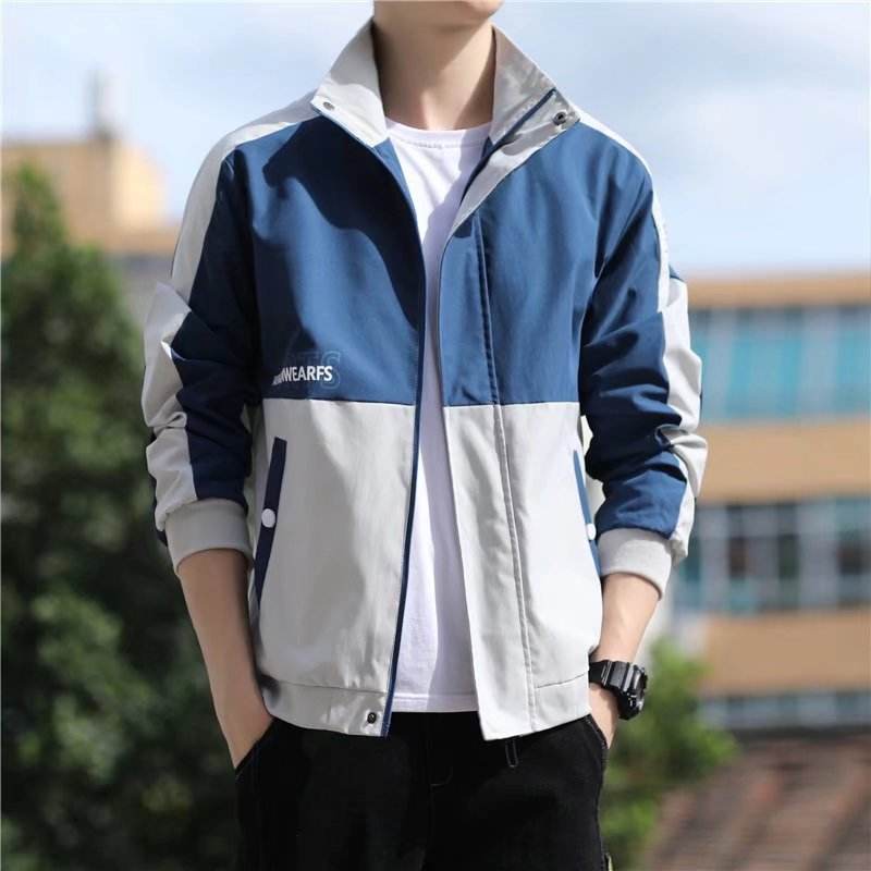 Trendy Men's Stand Collar Jacket - MYLUXURY LANE ENTERPRISE