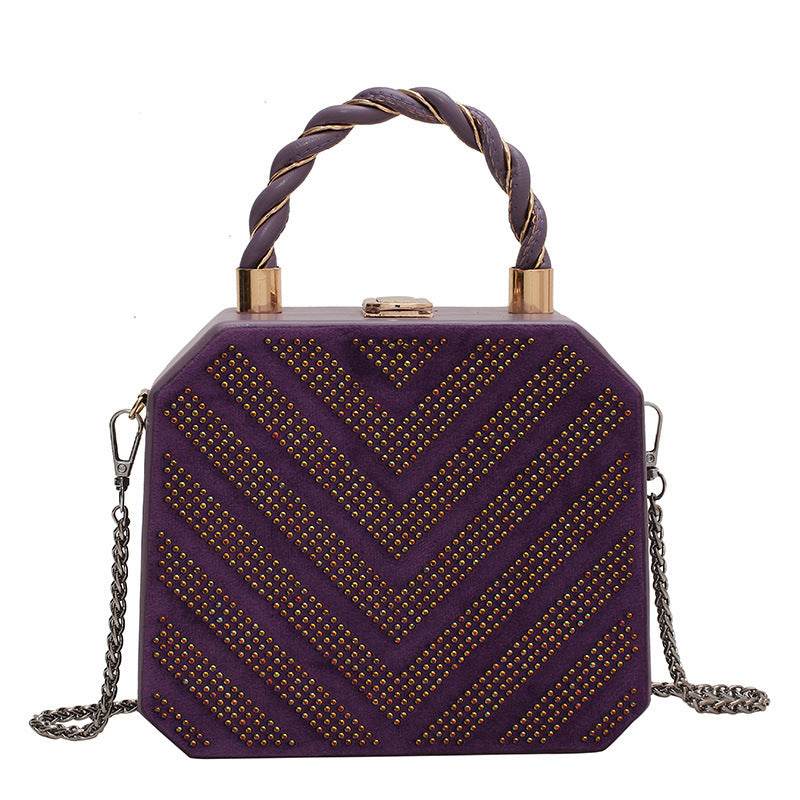 Simple Shoulder Bag Messenger Bag Metal Buckle Female Bag - MYLUXURY LANE ENTERPRISE