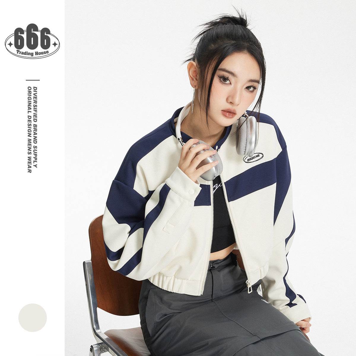 Women's Sweet Cool Sports Jacket Baggy Coat - MYLUXURY LANE ENTERPRISE