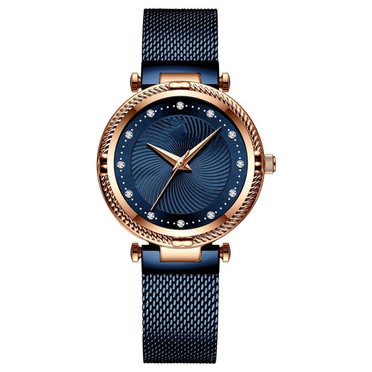 Mesh Waterproof Diamond Inlaid Women's Watch - MYLUXURY LANE ENTERPRISE