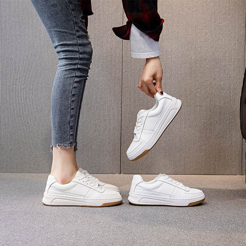 Women's Flat Sneakers Flat All Match Shallow Mouth - MYLUXURY LANE ENTERPRISE