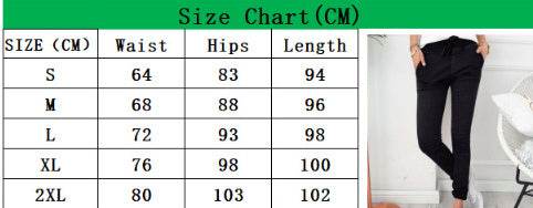 Women's Fashion Casual Slim Fit Skinny Elastic Pants - MYLUXURY LANE ENTERPRISE