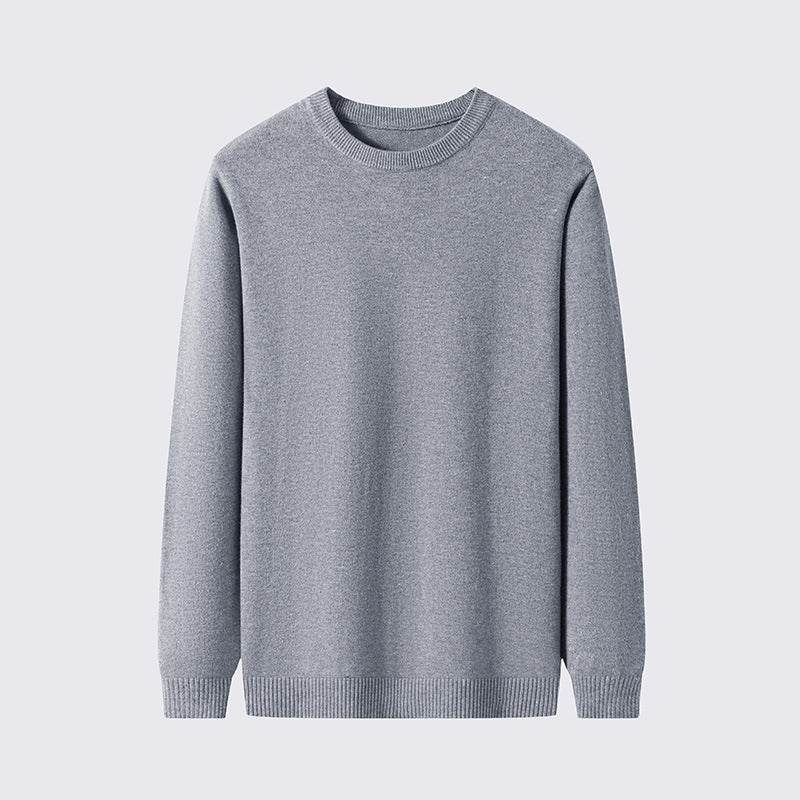 Autumn And Winter New Sweater Men's Round-neck Long-sleeved Pullover Casual Knitted - MYLUXURY LANE ENTERPRISE