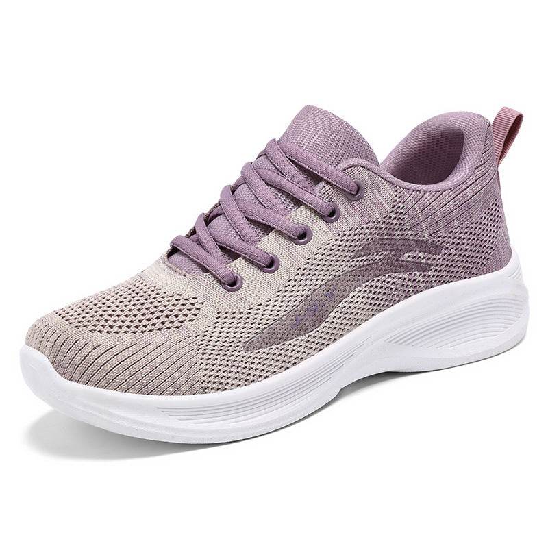 Soft Sole Sneakers Women's Breathable Flyknit - MYLUXURY LANE ENTERPRISE