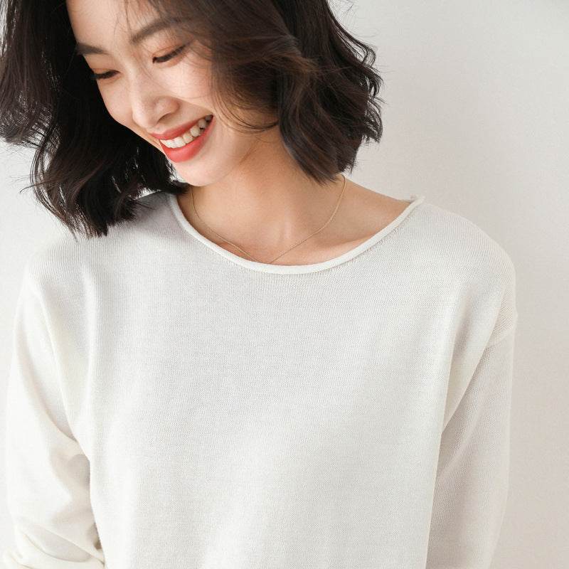 Korean Style Loose Inner Sweater Women All-match Bottoming Shirt - MYLUXURY LANE ENTERPRISE