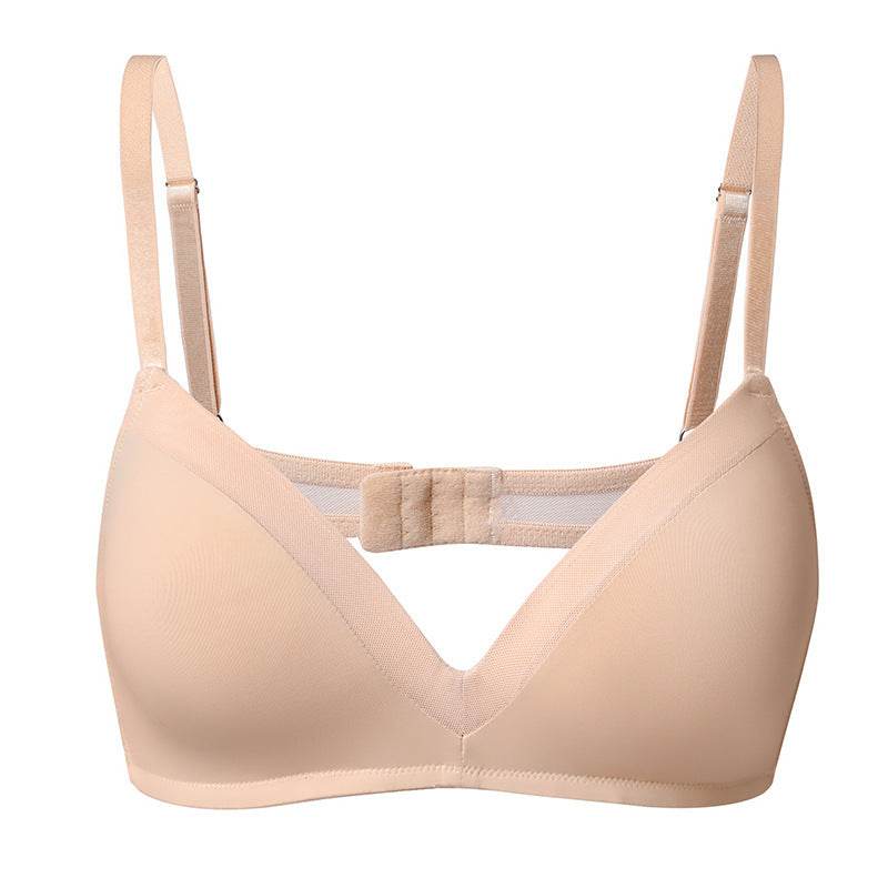 Push Up Comfort Pure Color Mesh Backless Bra - MYLUXURY LANE ENTERPRISE