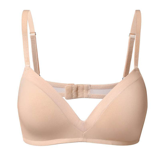 Push Up Comfort Pure Color Mesh Backless Bra - MYLUXURY LANE ENTERPRISE
