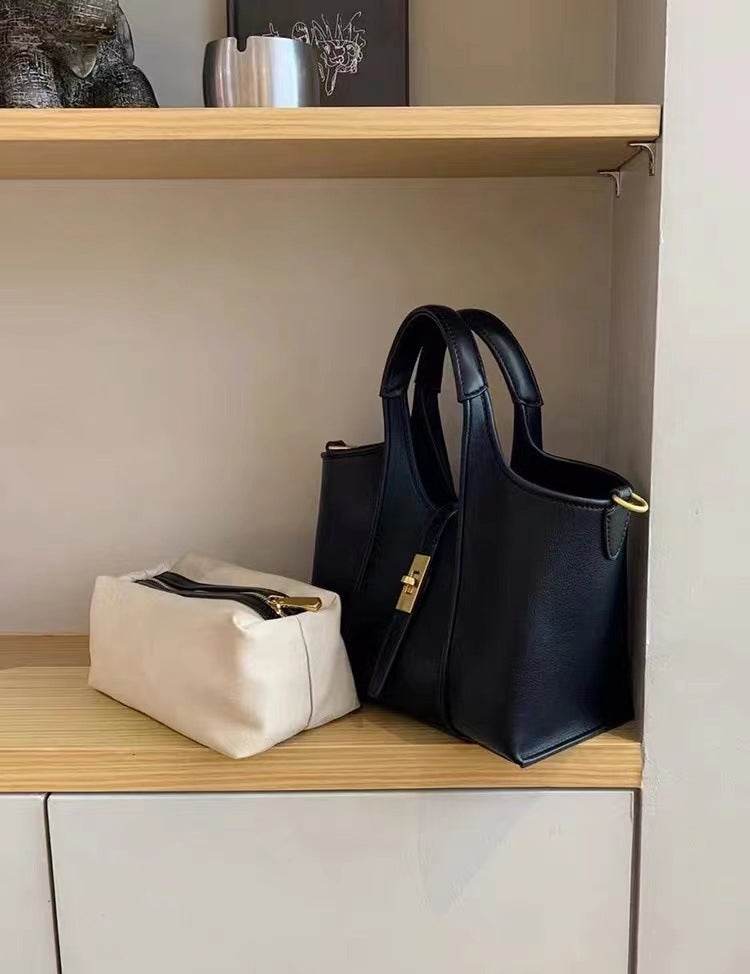 Vegetable Basket Simulated Leather Handbag Commuting Tote Bag Hand-held - MYLUXURY LANE ENTERPRISE