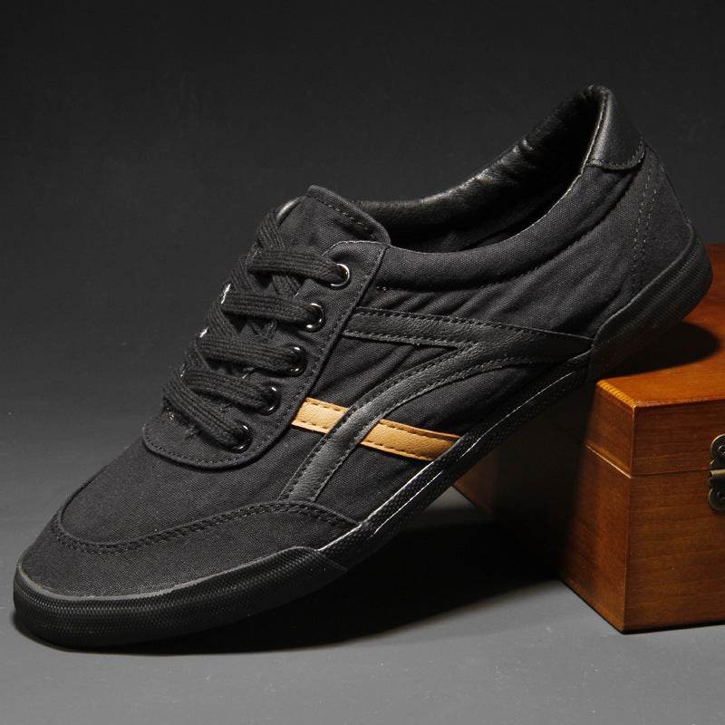 Men's Spring And Autumn Mesh Breathable Lightweight Non-slip Fashionable All-match Soft Bottom Casual Canvas Shoes - MYLUXURY LANE ENTERPRISE