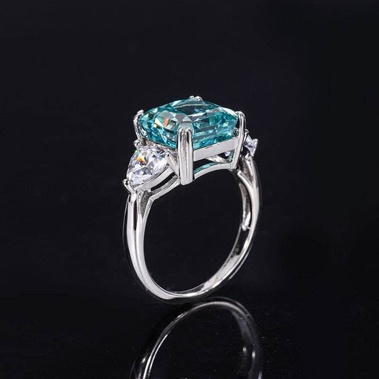 S925 All-body Silver High Carbon Diamond Ring - MYLUXURY LANE ENTERPRISE
