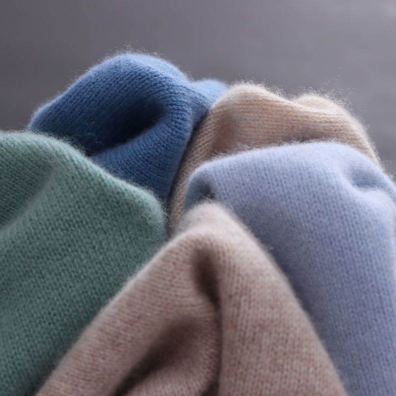 Round Neck Sweater Men's Loose Oversized Knit Bottoming Shirt - MYLUXURY LANE ENTERPRISE
