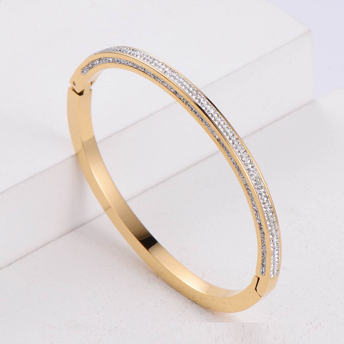 Mud Diamond Titanium Steel Bracelet - MYLUXURY LANE ENTERPRISE