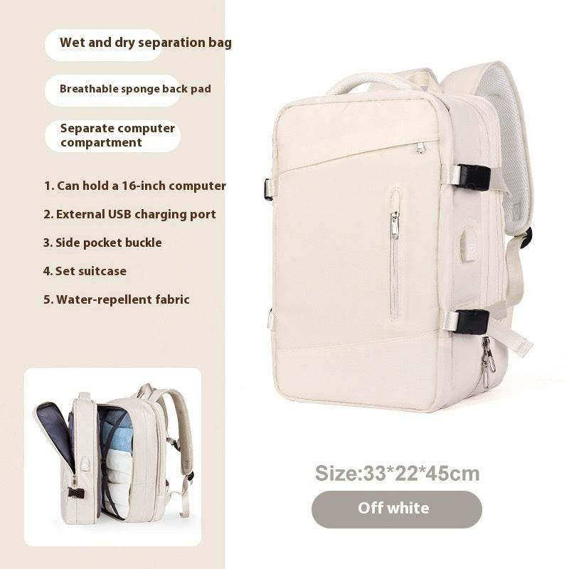 Scalable New Business Travel Large Capacity Computer Schoolbag Women - MYLUXURY LANE ENTERPRISE