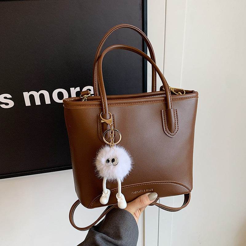 High-grade Contrast Color Messenger Bag Fashion Portable - MYLUXURY LANE ENTERPRISE