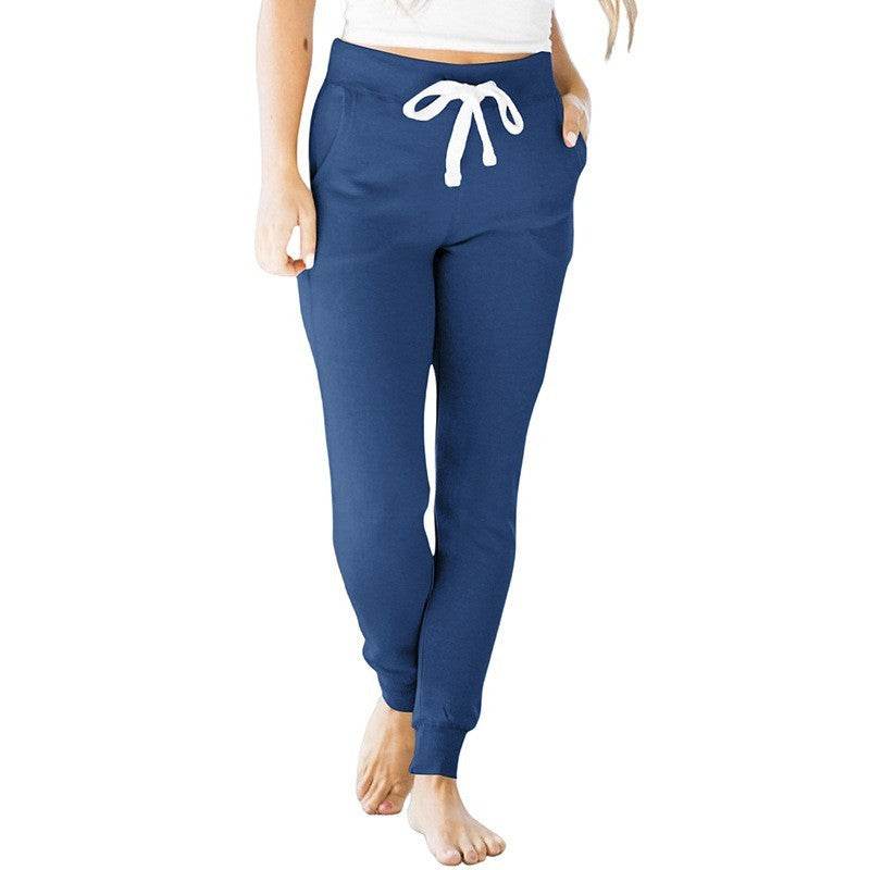 All-matching Slim Fit High-waisted Trousers Women - MYLUXURY LANE ENTERPRISE