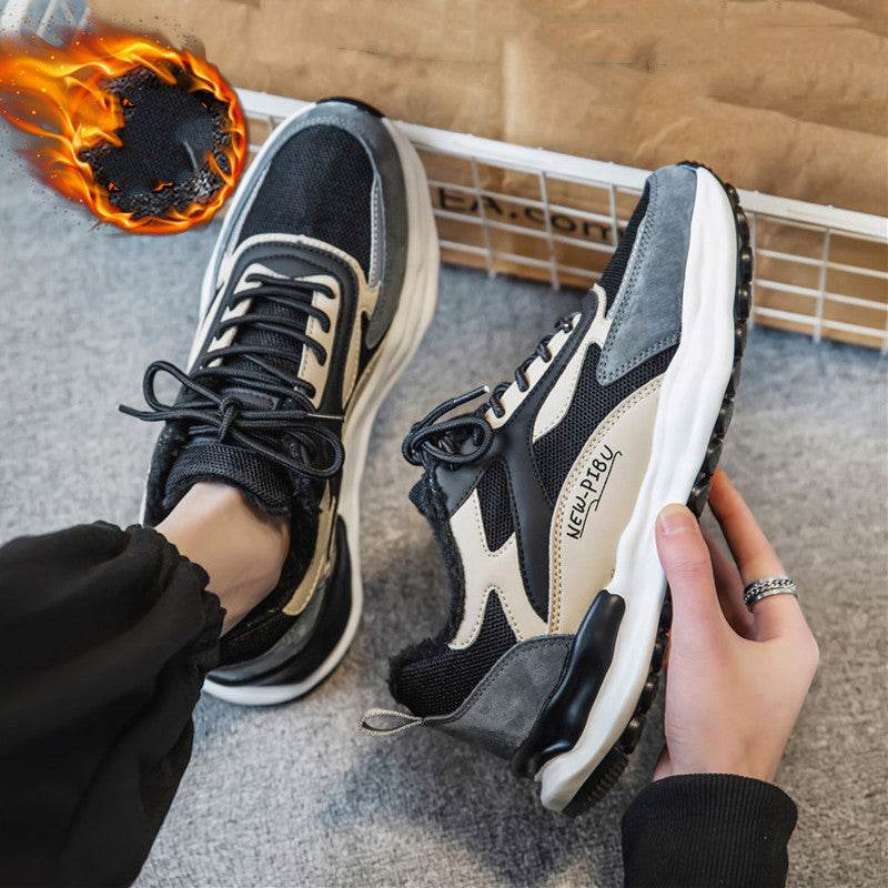 Men's Fleece Sports Casual Cotton Shoes - MYLUXURY LANE ENTERPRISE