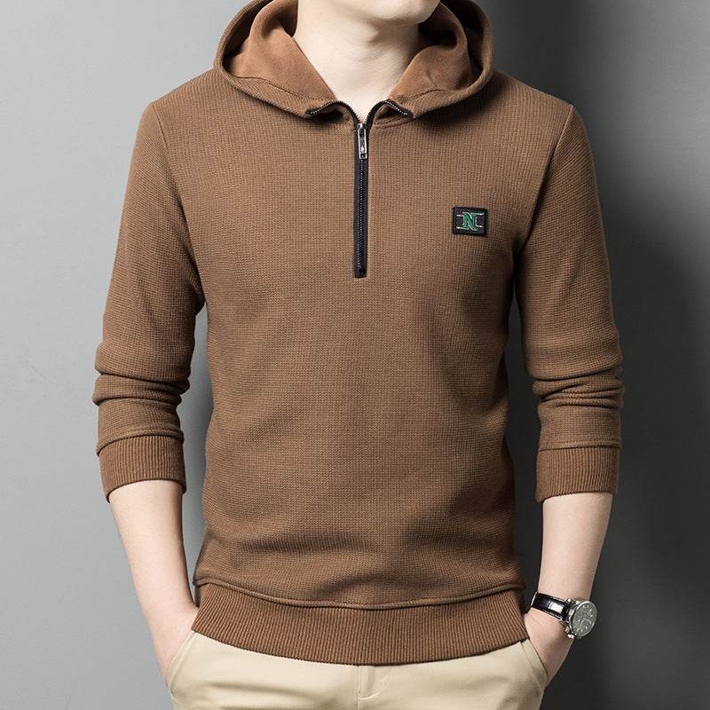 Men's Fleece-lined Breathable Casual And Comfortable Wool Hooded Sweater - MYLUXURY LANE ENTERPRISE
