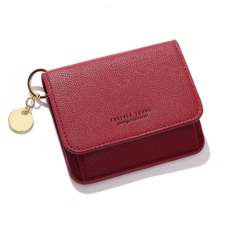 Women's Short Fashion PU Leather Zero Wallet - MYLUXURY LANE ENTERPRISE