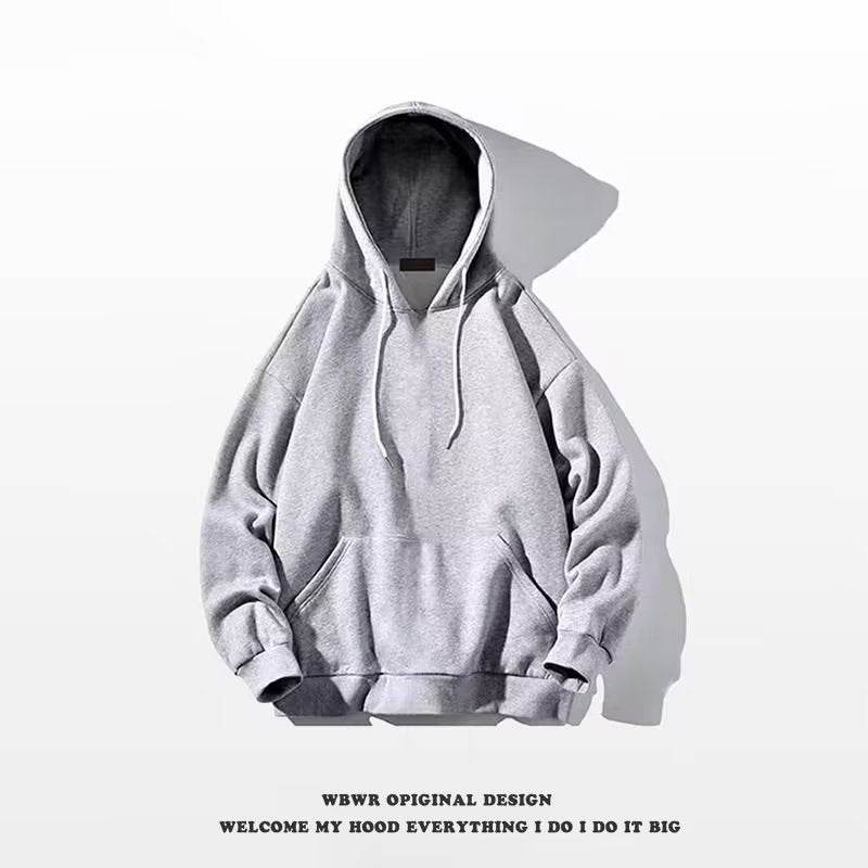 Sweater Men's Fashionable Solid Color Hooded - MYLUXURY LANE ENTERPRISE