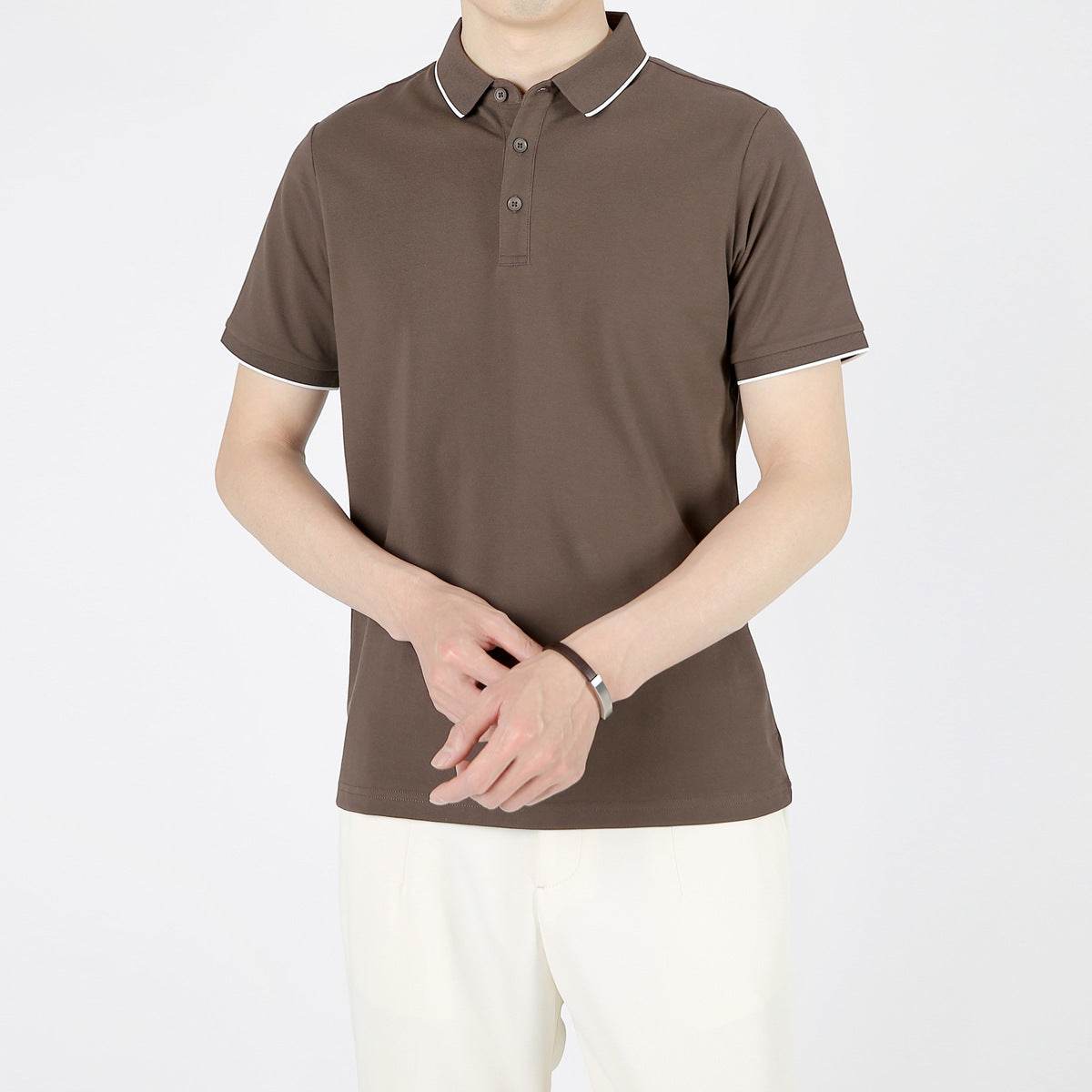 Summer Leisure Casual Lapel Short Sleeve T-shirt - MYLUXURY LANE ENTERPRISE