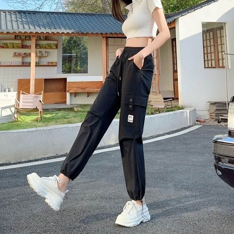 American Style Overalls Quick-drying Sports Straight Wide Leg - MYLUXURY LANE ENTERPRISE