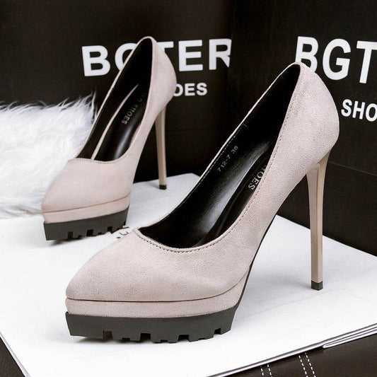 Korean Style High Heels Stiletto Professional Sexy Female Pumps - MYLUXURY LANE ENTERPRISE