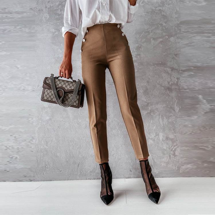 Casual Spring Clothing Suit Pants Women's Slim Fit - MYLUXURY LANE ENTERPRISE