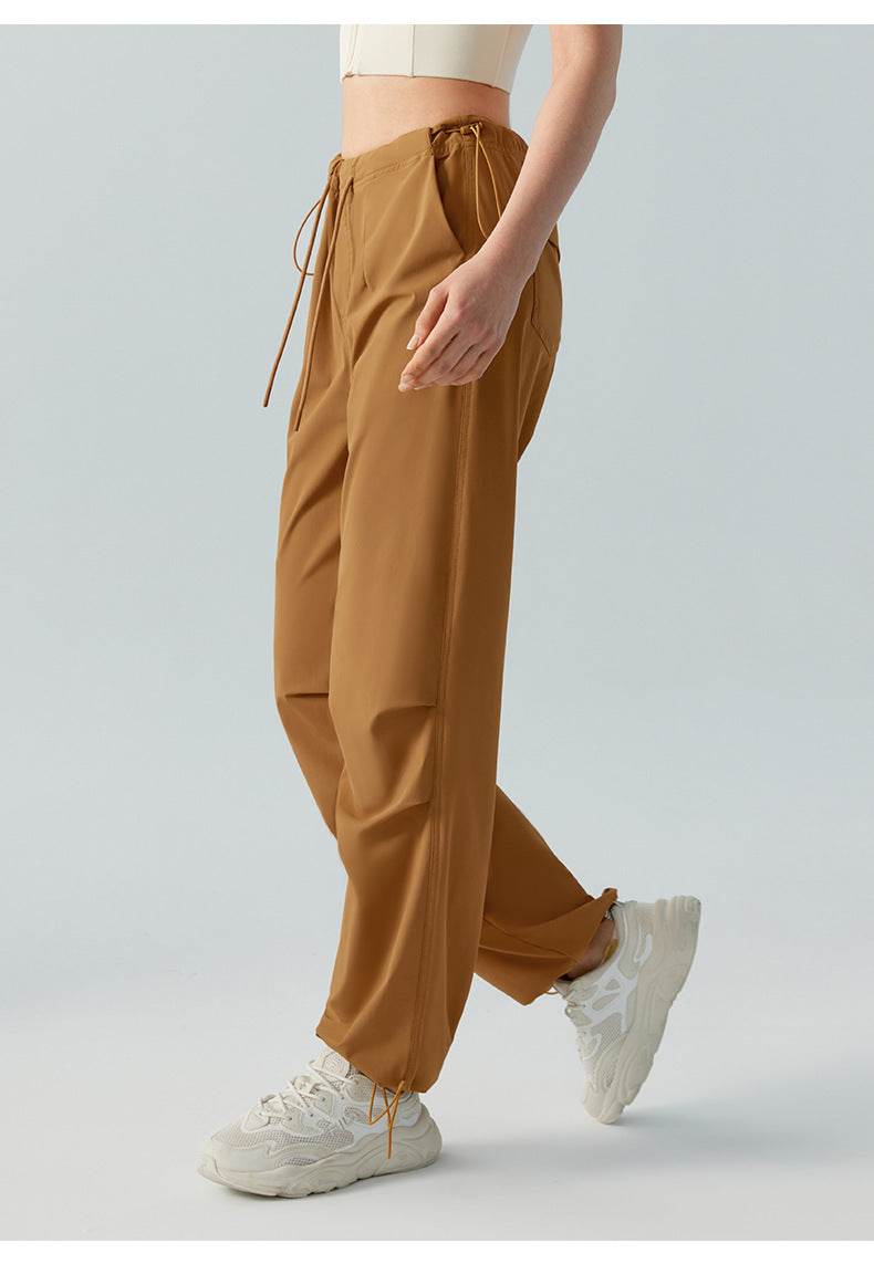 Women's Fashionable Loose Drooping Straight-leg Pants Breathable Trousers - MYLUXURY LANE ENTERPRISE