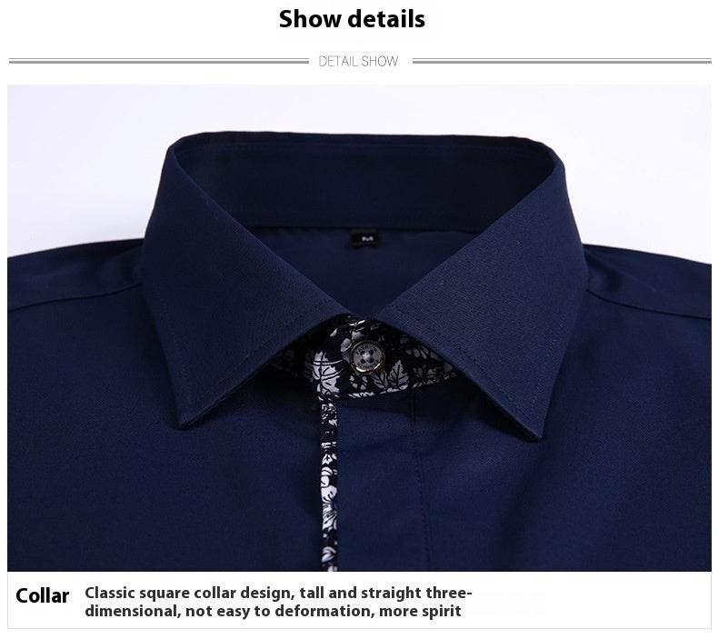 Men's New Slim Print Plus Size Shirt - MYLUXURY LANE ENTERPRISE