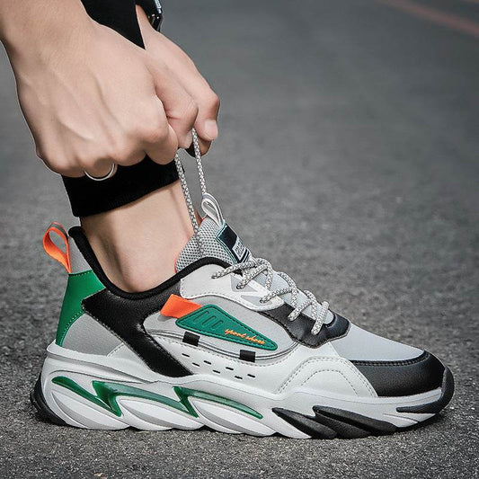 Men's Leather Surface Light And Versatile Sports Casual Shoes - MYLUXURY LANE ENTERPRISE