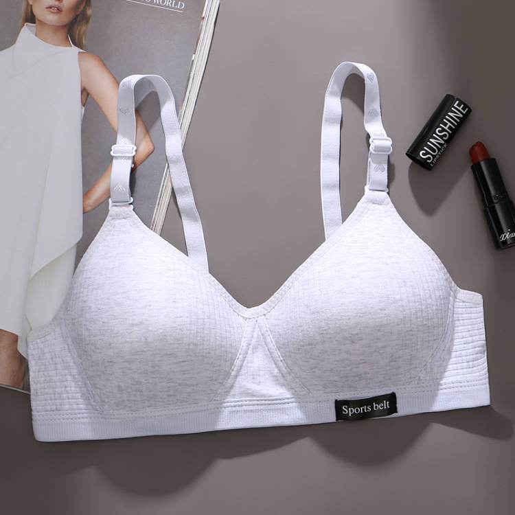 Pure Cotton Girl Comfortable Seamless Underwear Without Steel Ring - MYLUXURY LANE ENTERPRISE