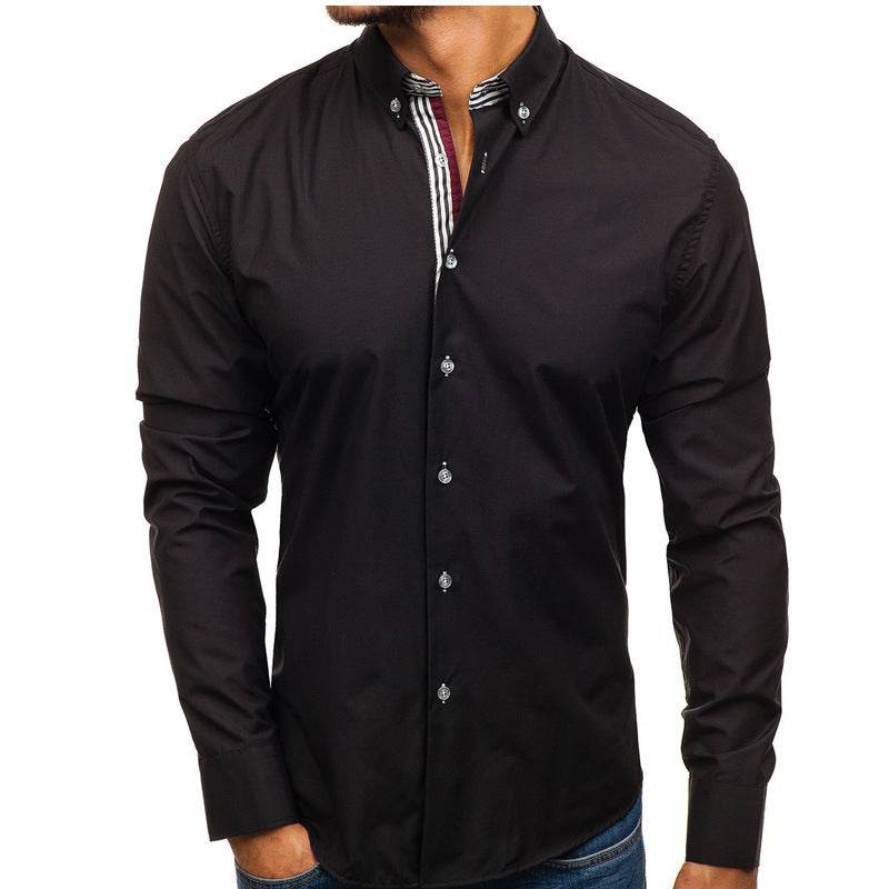 Men's Long-sleeved Shirt Fashion - MYLUXURY LANE ENTERPRISE