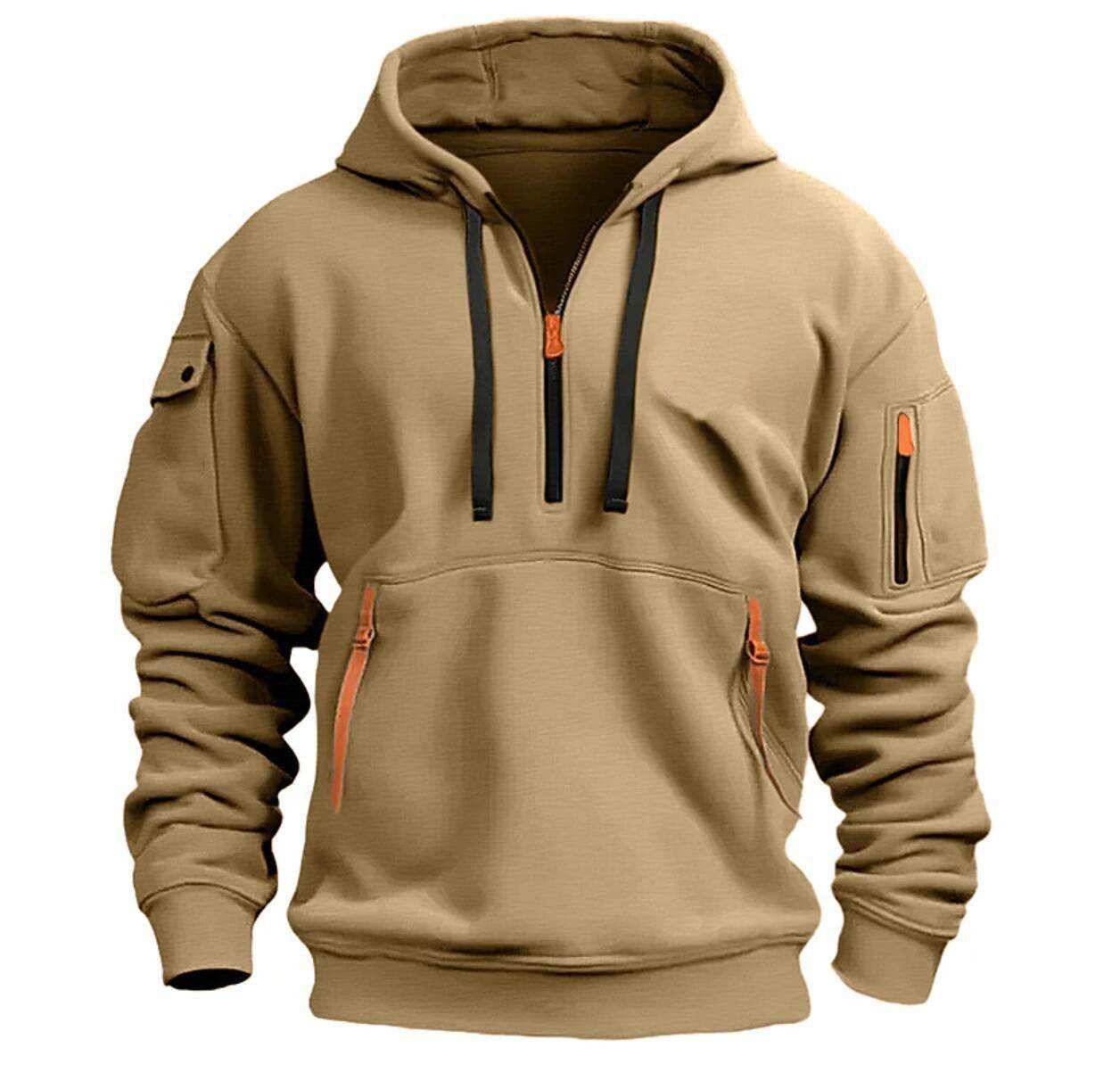 Cotton Dropped Shoulder Hooded Sweatshirt Men's Women's Plus Size Loose Pullover Fashion Sweatshirt - MYLUXURY LANE ENTERPRISE